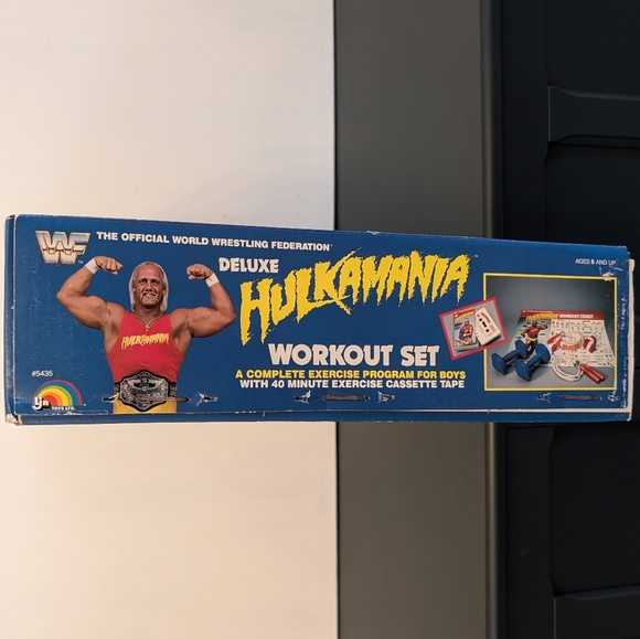 Vtg 1985 WWF Hulk Hogan's Hulkamania Deluxe Workout Set Brand New/Sealed. LJN - Picture 16 of 17